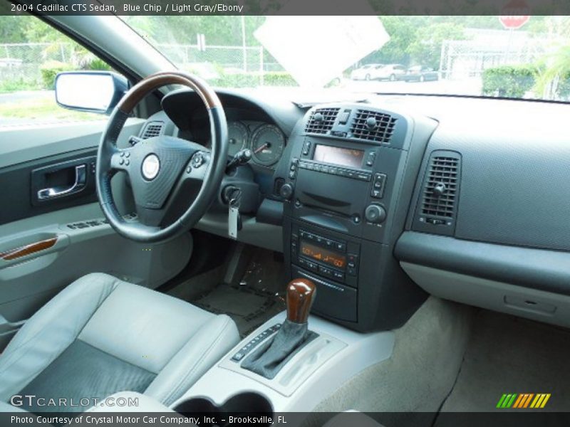Blue Chip / Light Gray/Ebony 2004 Cadillac CTS Sedan