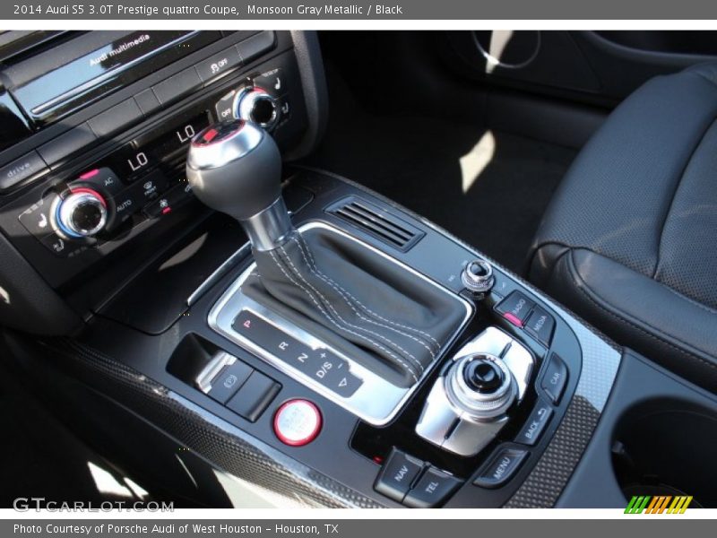 Monsoon Gray Metallic / Black 2014 Audi S5 3.0T Prestige quattro Coupe