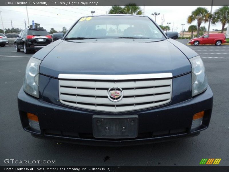 Blue Chip / Light Gray/Ebony 2004 Cadillac CTS Sedan