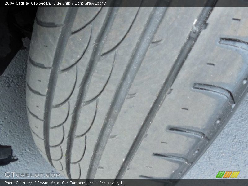 Blue Chip / Light Gray/Ebony 2004 Cadillac CTS Sedan