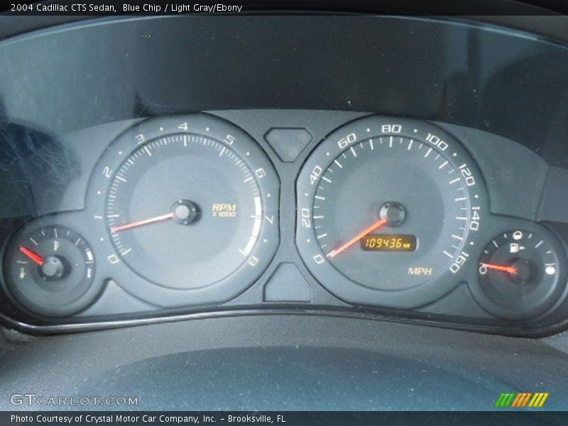 Blue Chip / Light Gray/Ebony 2004 Cadillac CTS Sedan