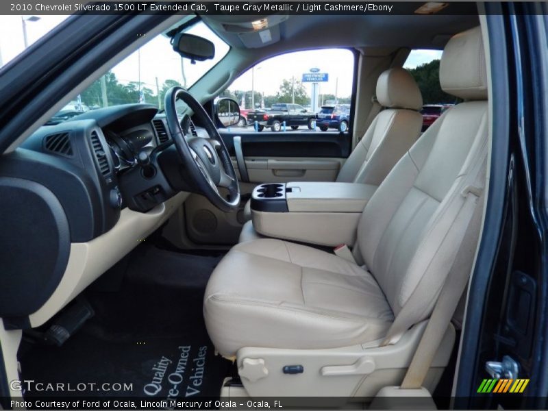 Taupe Gray Metallic / Light Cashmere/Ebony 2010 Chevrolet Silverado 1500 LT Extended Cab