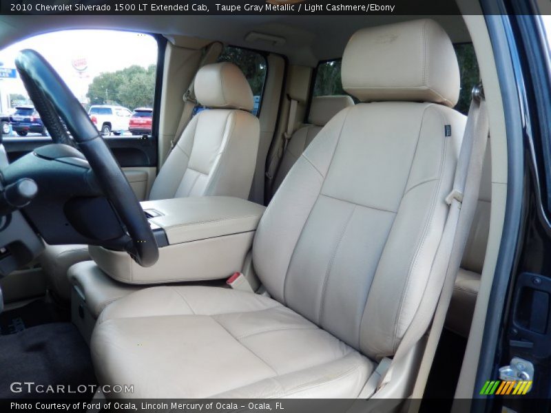 Taupe Gray Metallic / Light Cashmere/Ebony 2010 Chevrolet Silverado 1500 LT Extended Cab