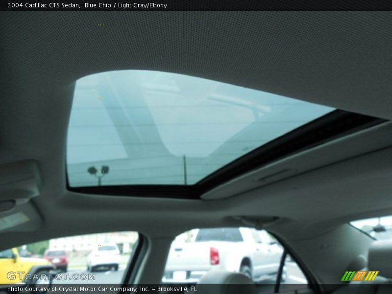 Blue Chip / Light Gray/Ebony 2004 Cadillac CTS Sedan