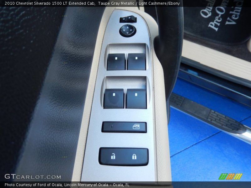 Taupe Gray Metallic / Light Cashmere/Ebony 2010 Chevrolet Silverado 1500 LT Extended Cab