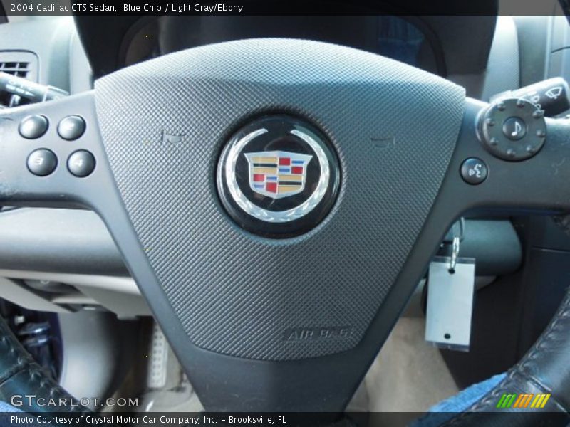 Blue Chip / Light Gray/Ebony 2004 Cadillac CTS Sedan