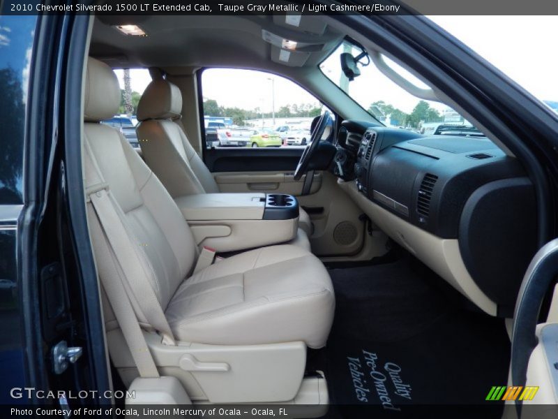Taupe Gray Metallic / Light Cashmere/Ebony 2010 Chevrolet Silverado 1500 LT Extended Cab