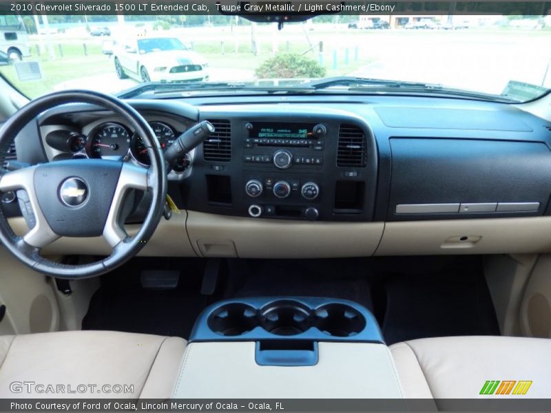 Taupe Gray Metallic / Light Cashmere/Ebony 2010 Chevrolet Silverado 1500 LT Extended Cab