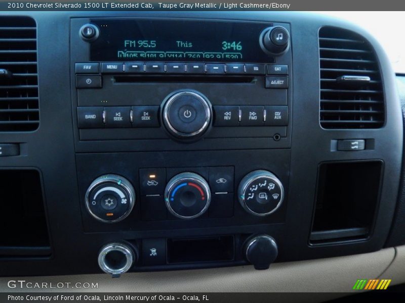 Taupe Gray Metallic / Light Cashmere/Ebony 2010 Chevrolet Silverado 1500 LT Extended Cab