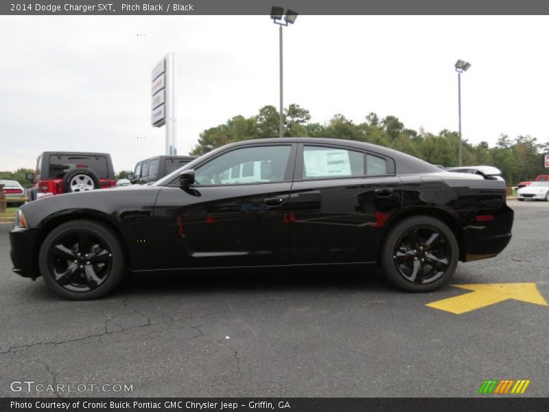 Pitch Black / Black 2014 Dodge Charger SXT