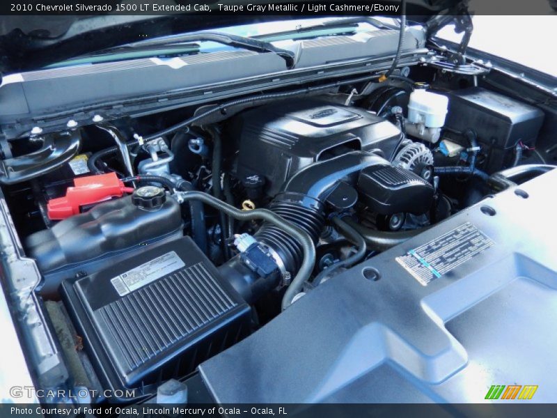 Taupe Gray Metallic / Light Cashmere/Ebony 2010 Chevrolet Silverado 1500 LT Extended Cab