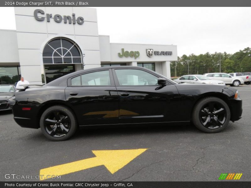 Pitch Black / Black 2014 Dodge Charger SXT