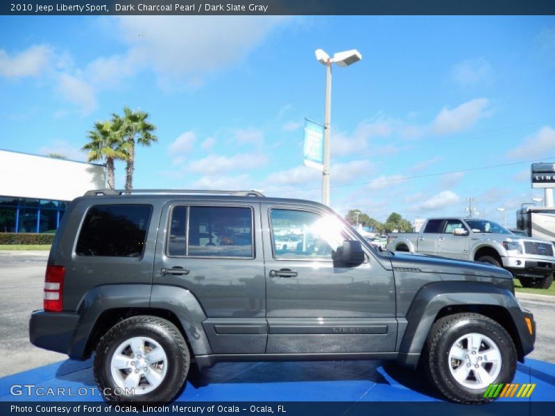 Dark Charcoal Pearl / Dark Slate Gray 2010 Jeep Liberty Sport
