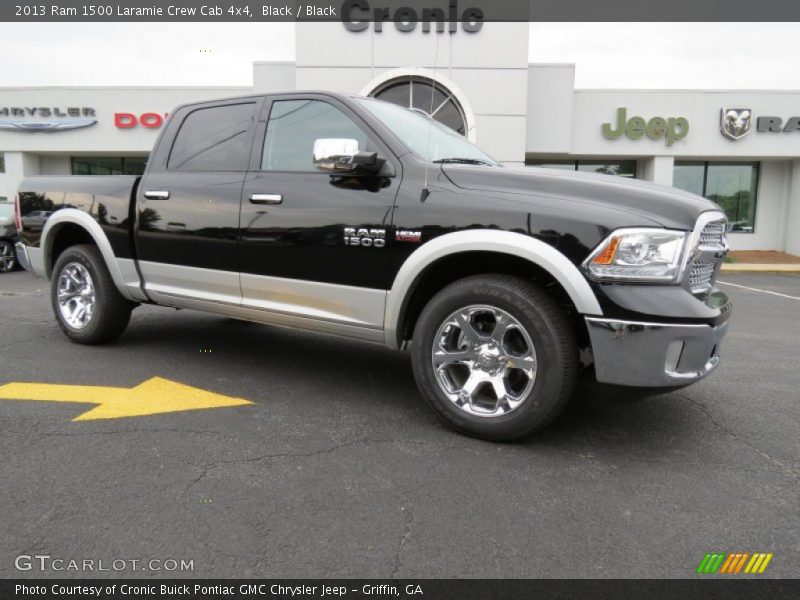 Black / Black 2013 Ram 1500 Laramie Crew Cab 4x4