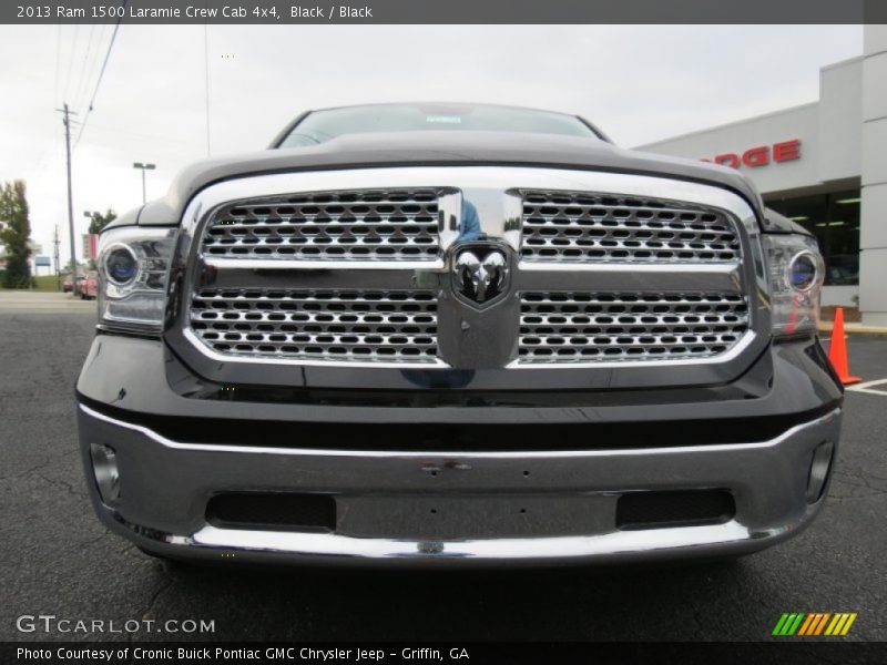 Black / Black 2013 Ram 1500 Laramie Crew Cab 4x4