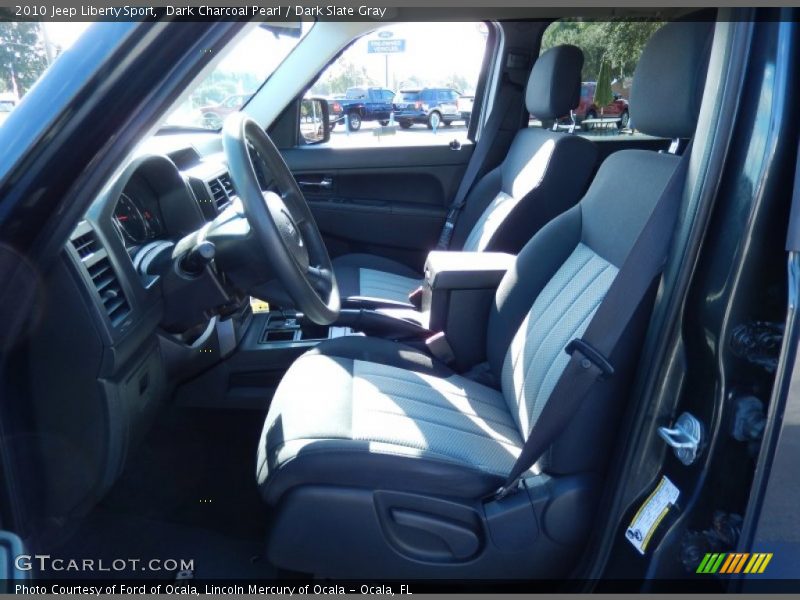 Dark Charcoal Pearl / Dark Slate Gray 2010 Jeep Liberty Sport
