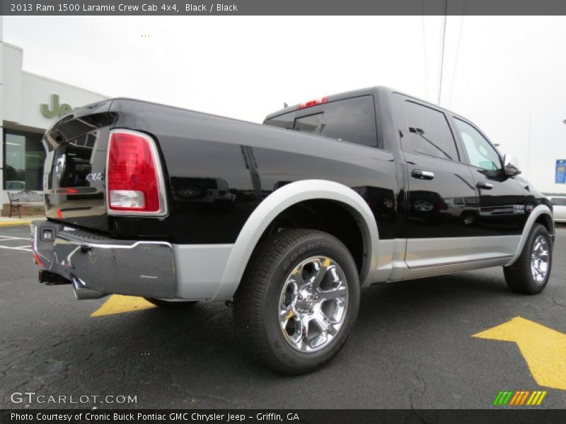 Black / Black 2013 Ram 1500 Laramie Crew Cab 4x4
