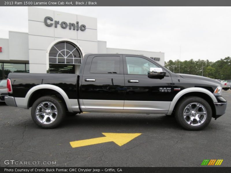Black / Black 2013 Ram 1500 Laramie Crew Cab 4x4