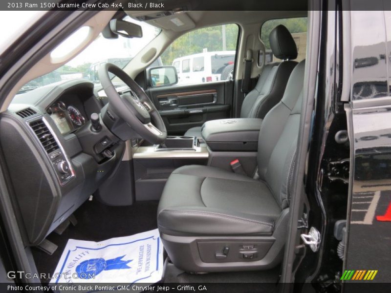 Black / Black 2013 Ram 1500 Laramie Crew Cab 4x4