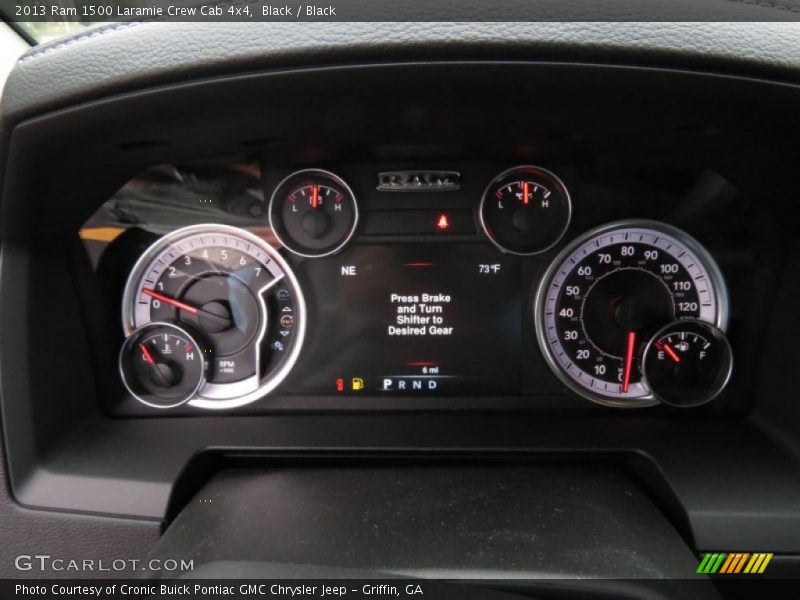 Black / Black 2013 Ram 1500 Laramie Crew Cab 4x4