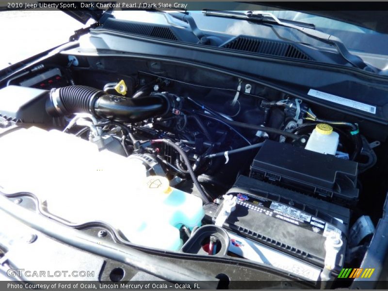 Dark Charcoal Pearl / Dark Slate Gray 2010 Jeep Liberty Sport