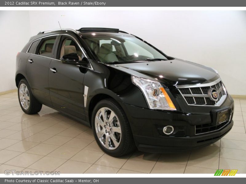 Black Raven / Shale/Ebony 2012 Cadillac SRX Premium