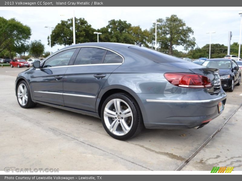 Island Gray Metallic / Black 2013 Volkswagen CC Sport