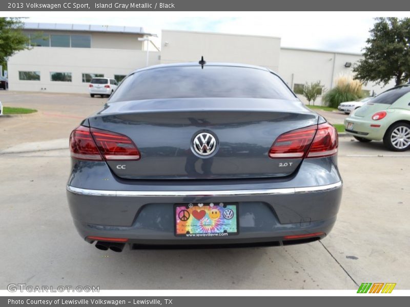 Island Gray Metallic / Black 2013 Volkswagen CC Sport