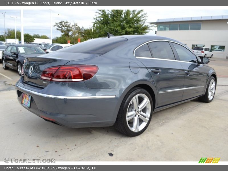 Island Gray Metallic / Black 2013 Volkswagen CC Sport