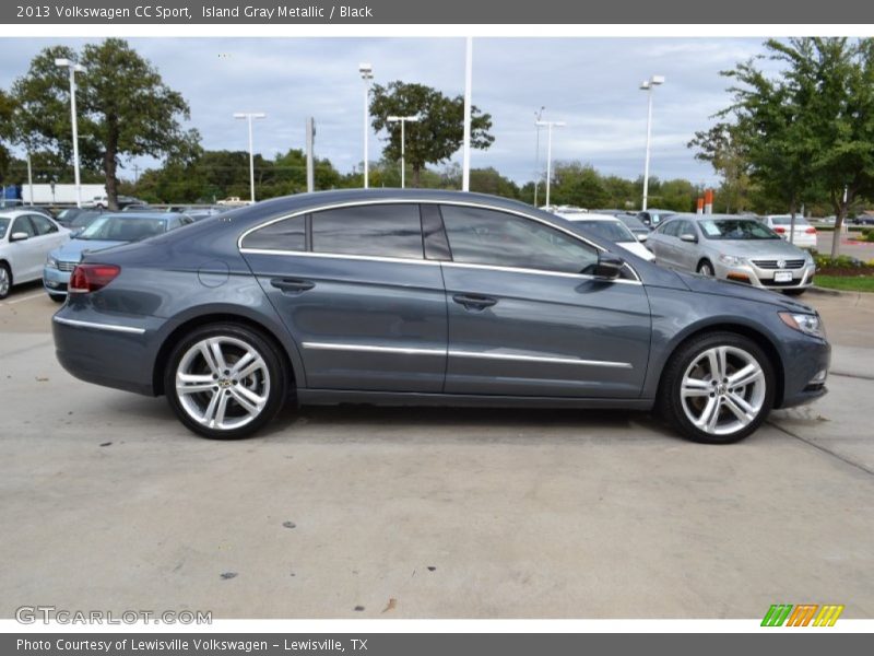 Island Gray Metallic / Black 2013 Volkswagen CC Sport