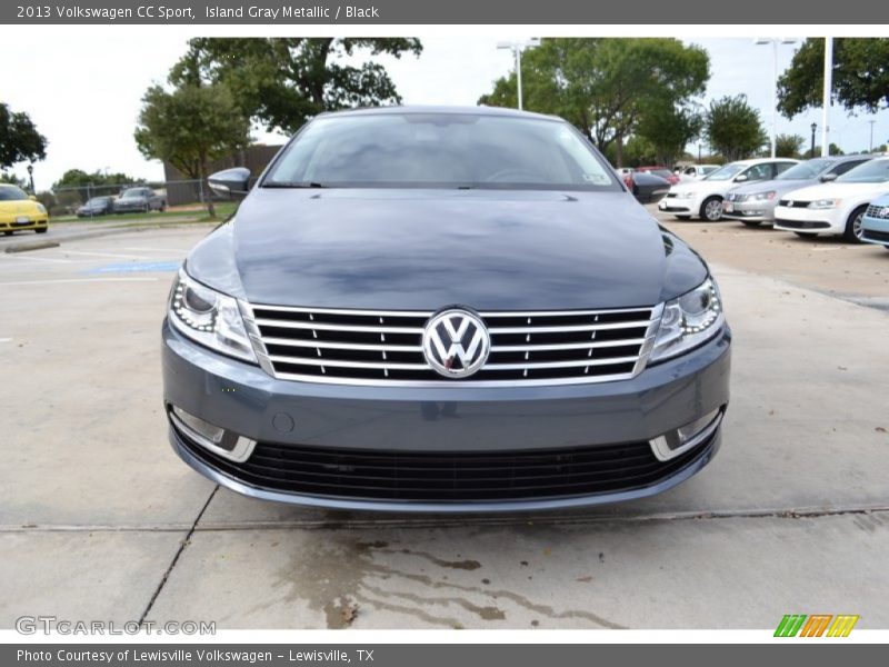 Island Gray Metallic / Black 2013 Volkswagen CC Sport