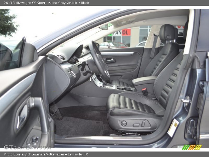 Island Gray Metallic / Black 2013 Volkswagen CC Sport