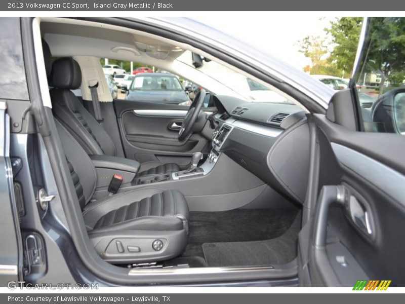Island Gray Metallic / Black 2013 Volkswagen CC Sport