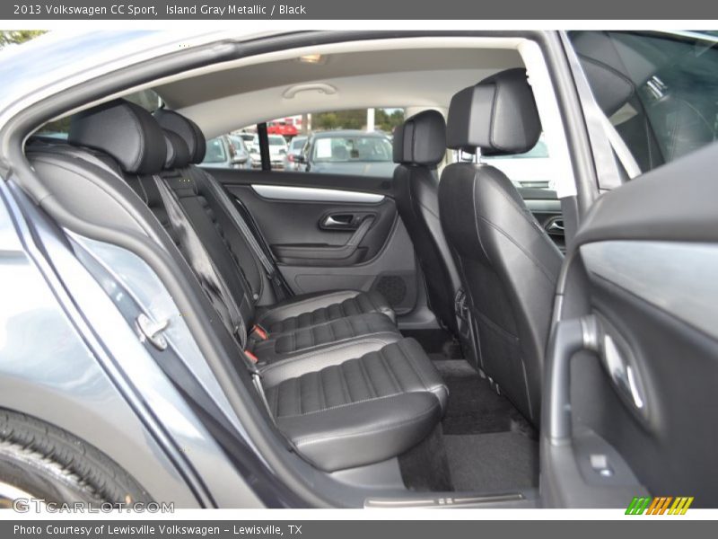 Island Gray Metallic / Black 2013 Volkswagen CC Sport