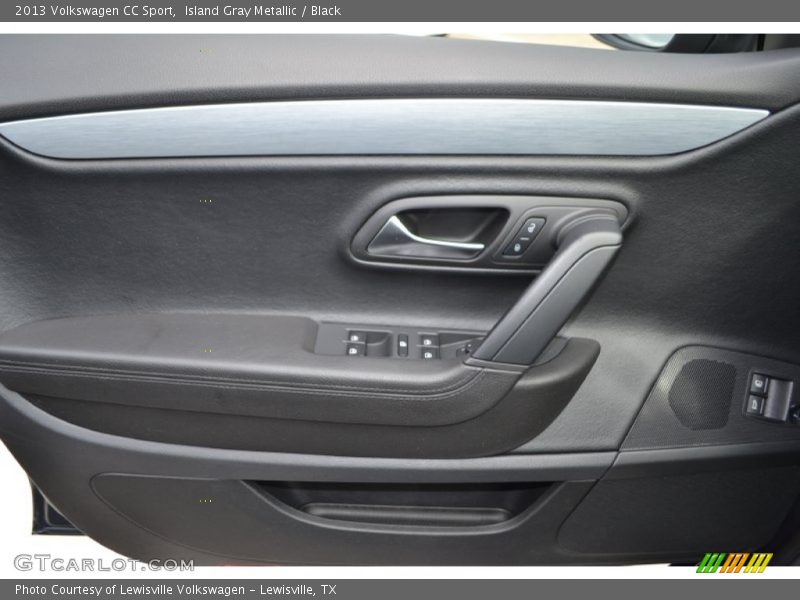 Island Gray Metallic / Black 2013 Volkswagen CC Sport