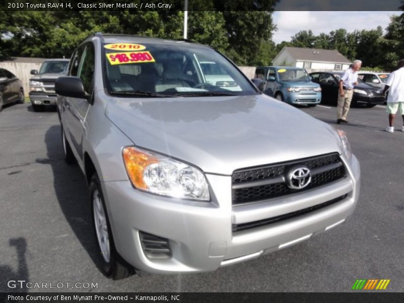Classic Silver Metallic / Ash Gray 2010 Toyota RAV4 I4