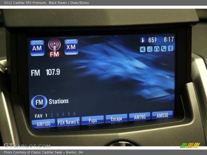 Black Raven / Shale/Ebony 2012 Cadillac SRX Premium