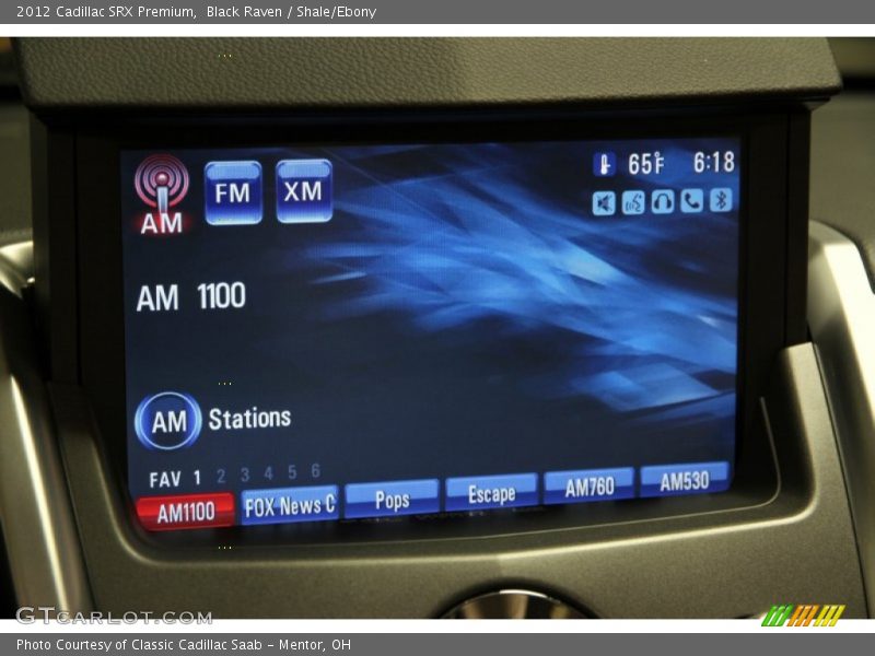 Black Raven / Shale/Ebony 2012 Cadillac SRX Premium