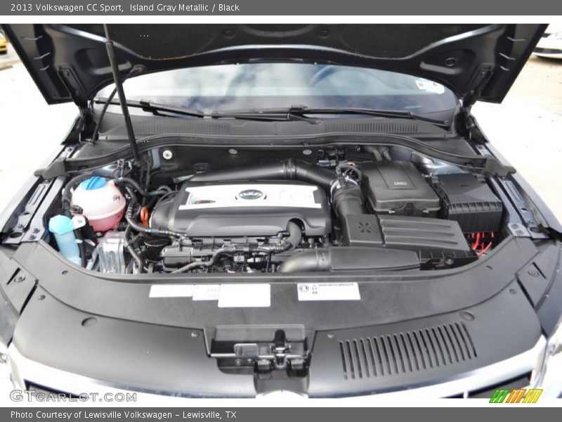 Island Gray Metallic / Black 2013 Volkswagen CC Sport