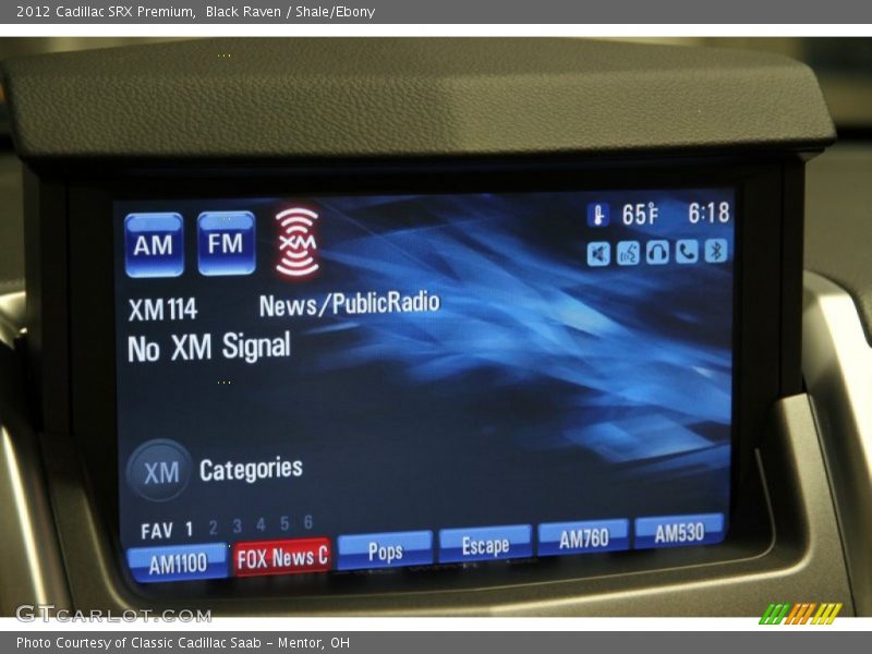 Black Raven / Shale/Ebony 2012 Cadillac SRX Premium