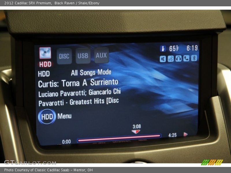 Black Raven / Shale/Ebony 2012 Cadillac SRX Premium