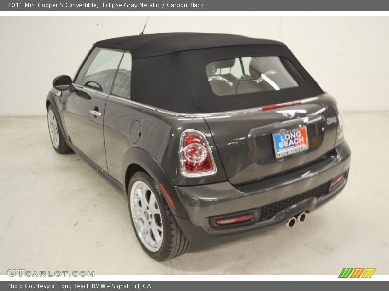 Eclipse Gray Metallic / Carbon Black 2011 Mini Cooper S Convertible
