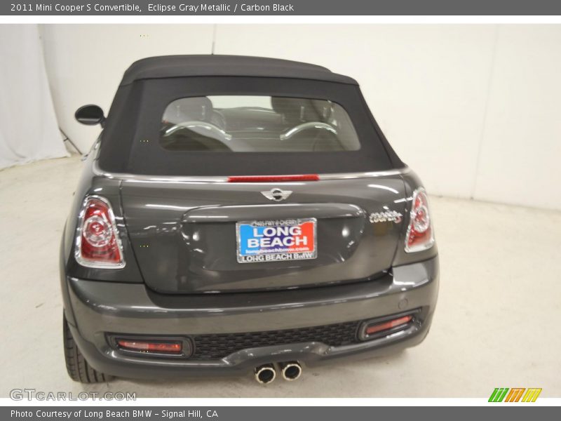 Eclipse Gray Metallic / Carbon Black 2011 Mini Cooper S Convertible