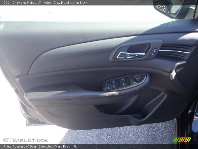 Ashen Gray Metallic / Jet Black 2014 Chevrolet Malibu LT