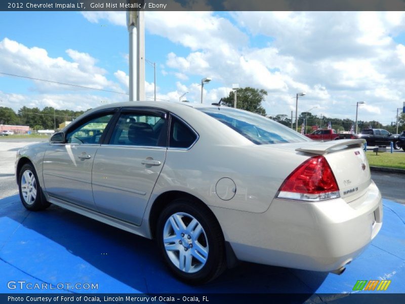Gold Mist Metallic / Ebony 2012 Chevrolet Impala LT
