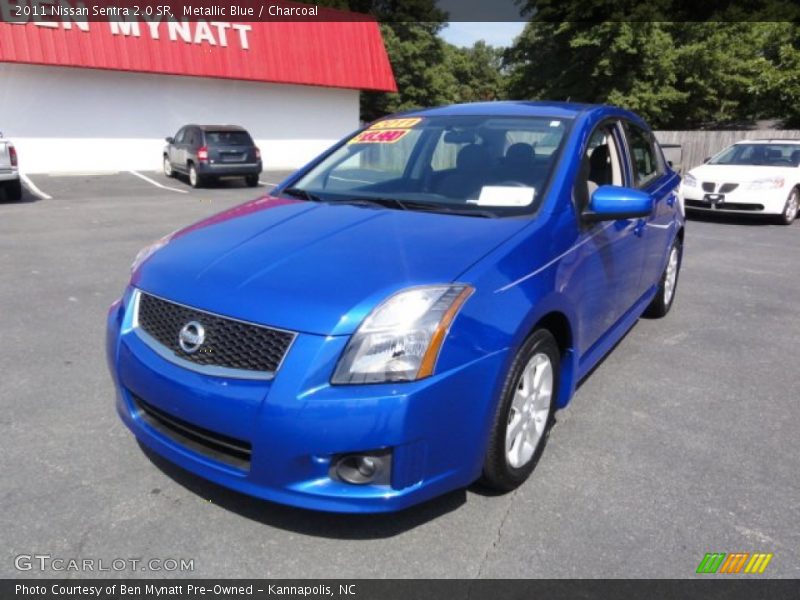 Metallic Blue / Charcoal 2011 Nissan Sentra 2.0 SR