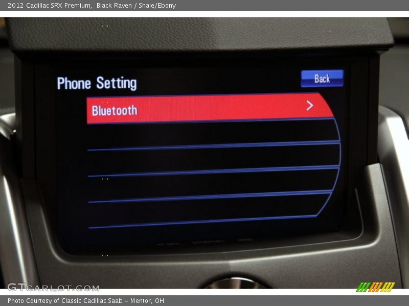 Black Raven / Shale/Ebony 2012 Cadillac SRX Premium