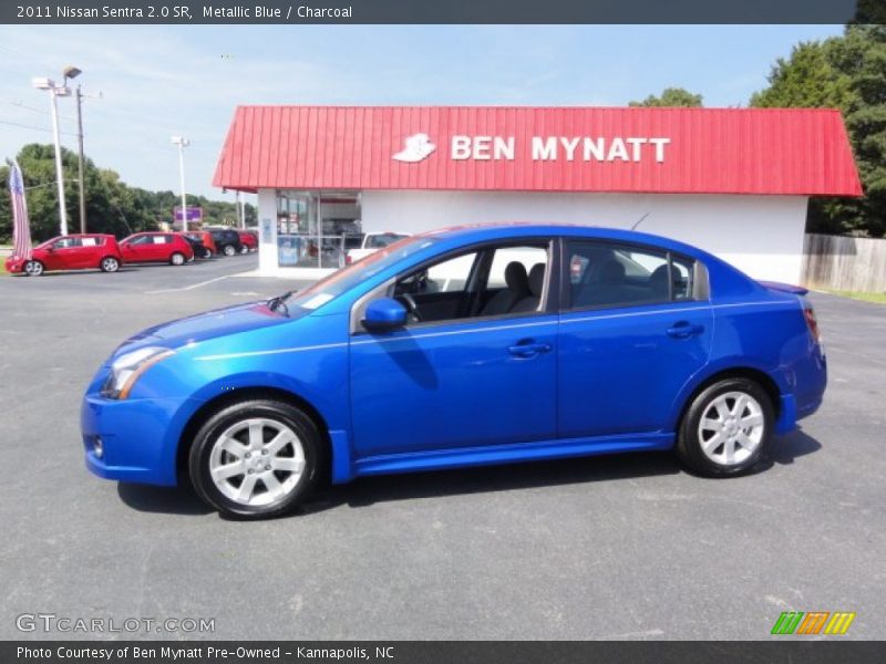 Metallic Blue / Charcoal 2011 Nissan Sentra 2.0 SR