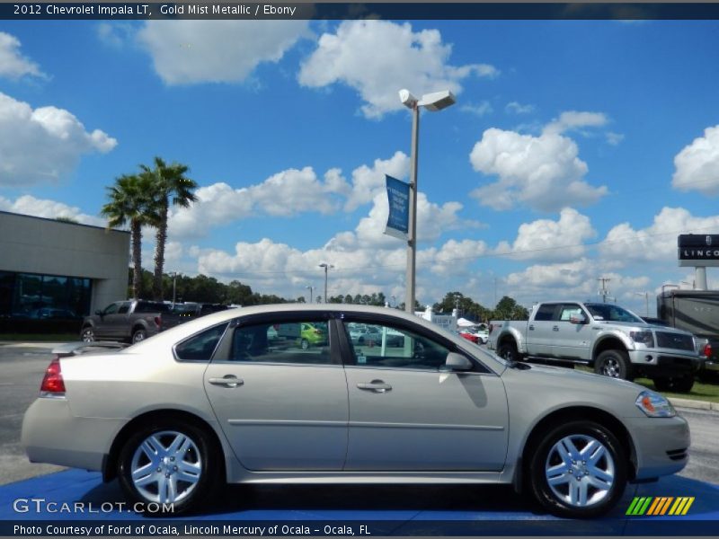 Gold Mist Metallic / Ebony 2012 Chevrolet Impala LT