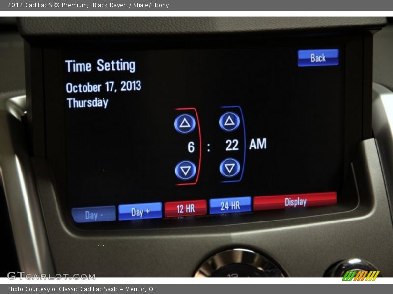 Black Raven / Shale/Ebony 2012 Cadillac SRX Premium